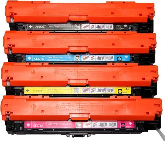 Image du produit Hermex Toner compatible pour HP Color LaserJet Enterprise M750dn (M, CF, Y, C)