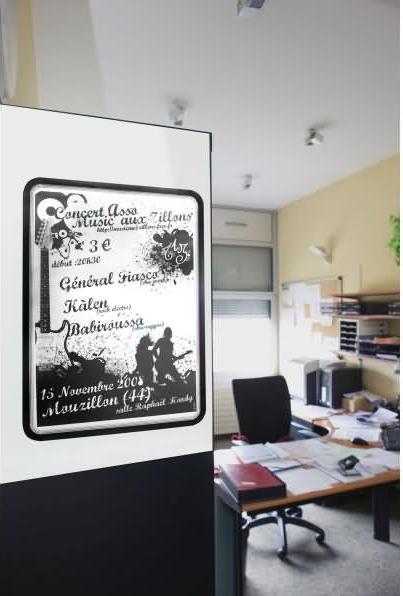 Actual product image Tarifold Djois frame 195067, PVC, transparent (A3)