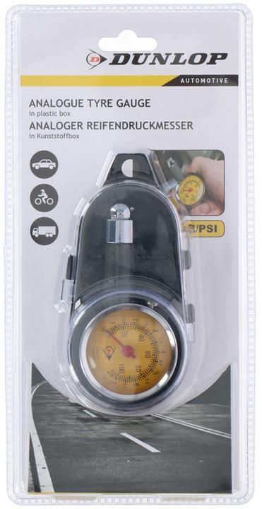Actual product image Dunlop Tire pressure gauge analog