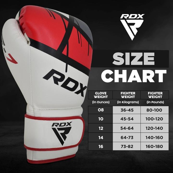 Actual product image Rdx Boxing Glove Bgr-F7 Red (16 OZ, One size)