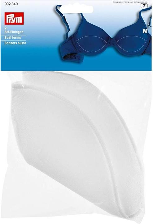 Produktbild Prym BH-Einlagen, weiss Grösse S, Karte 2 Stk.
