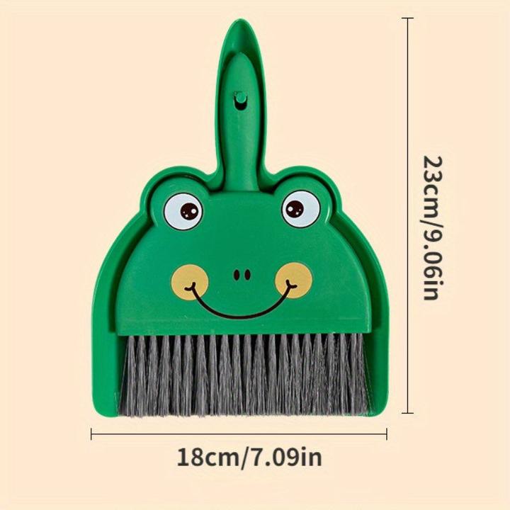 Produktbild Activity Board 1pc Adorable Cartoon Mini Kehrschaufel und Besen, Petite Handheld Cleaning Kit für Desktop und (1 Stk.)