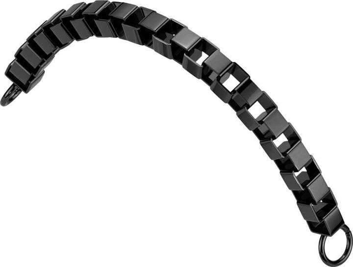 Actual product image Star Piercing Connecting chain Box black (without brass, Surgical steel 316L)