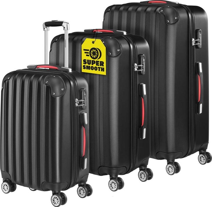 Produktbild Monzana Kofferset (89 l, Handgepäck (bis 50l), M (50 - 90l), L (90 - 115l))