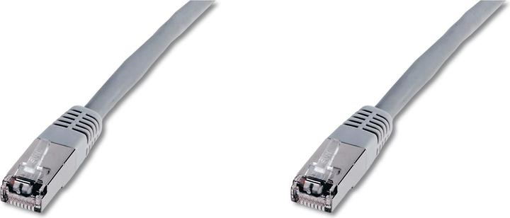 Immagine prodotto Digitus Cavo patch CAT 5e F-UTP Cu PVC AWG 26/7 lunghezza 5 m colore grigio (F/UTP, CAT5e, 5 m)