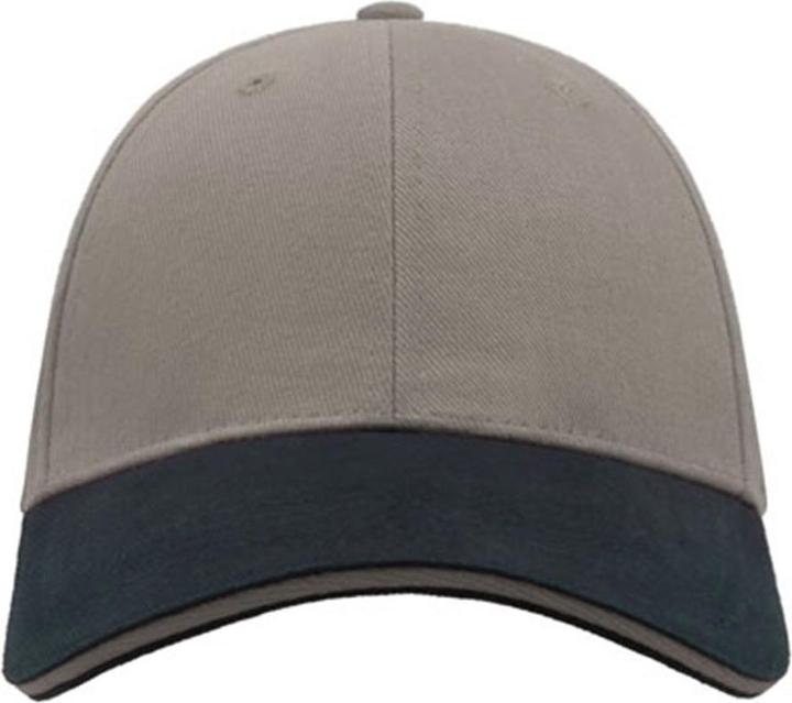 Image du produit Atlantis Casquette de baseball Liberty avec 6 panneaux en coton brossé (2 pièces) (Taille unique)
