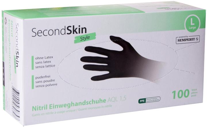 SecondSkin Gant jetable Nitril Style (L) (L)