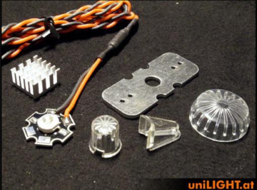 Produktbild Unilight 8W Rundlicht 10/24mm, ROT