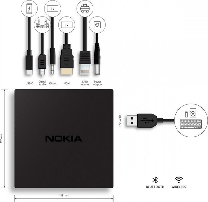 Image du produit Nokia Boîte de diffusion en continu 8000 (8 Go, Android 10)