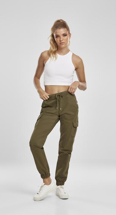 Produktbild Urban Classics Ladies High Waist Cargo Jogging Pants (XL)