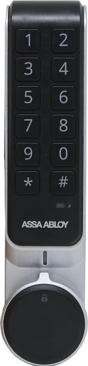Produktbild Assa Abloy Elektronisches Schrankschloss ML53PA PIN-vertikal Kurzform,TS 1-16mm (Elektronische Zahlenkombination)