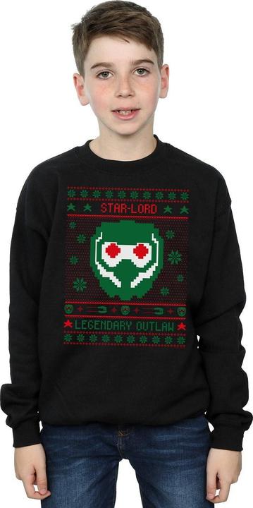 Produktbild Guardians Of The Galaxy Vol. 2 Star Lord Fair Isle Sweatshirt Jungen (152, 158)