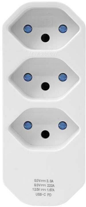Image du produit Steffen Adaptateur multiple (Type 13, USB-C, 4 x)