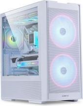 Immagine prodotto Lian-Li Boitier Moyen Tour ATX Lancool 206 avec panneau vitré (Blanc) (ATX, mATX, Mini-ITX)