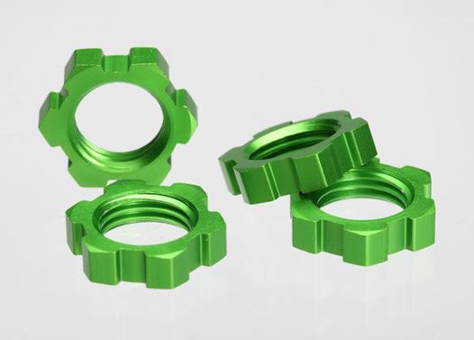 Produktbild Traxxas Felgenmuttern 17mm grün-anodized (4)