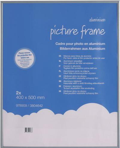 Actual product image Niceday Picture frame aluminium 50 x 40 cm grey (50 x 40 cm)