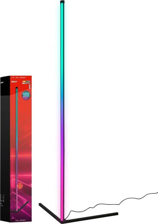 Immagine prodotto Briloner RGB IC LED Stehleuchte, schwarz, 81xRGB-LED