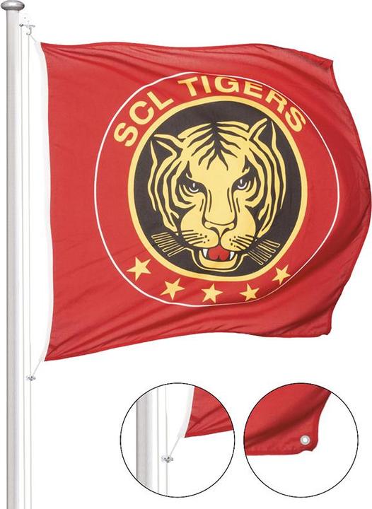 Immagine prodotto Keller Fahnen Sportfahne SCL Tigers official Superflag® 150x150 cm