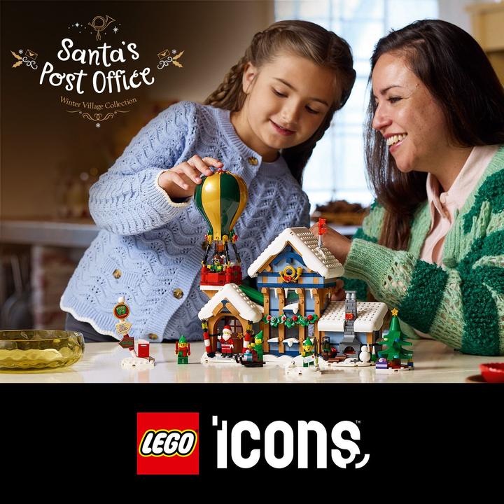 Immagine prodotto LEGO L'ufficio postale di Babbo Natale (10339, LEGO Icons, Set LEGO rari)