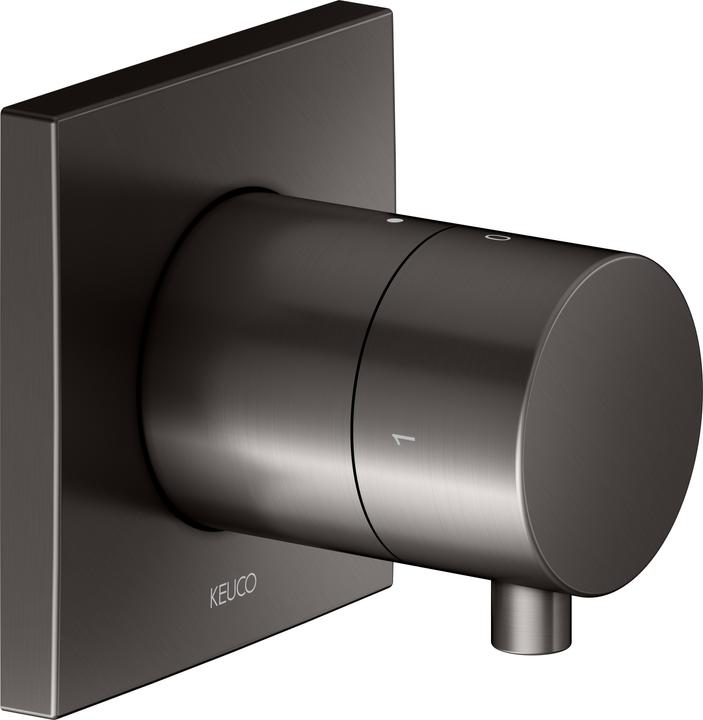 Keuco IXMO concealed diverter valve for 2 consumers with comfort handle, with shut-off, square roset