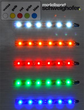 Immagine prodotto Pichler Strisce luminose a LED gialle autoadesive. Prezzo per 0,5 metri lineari