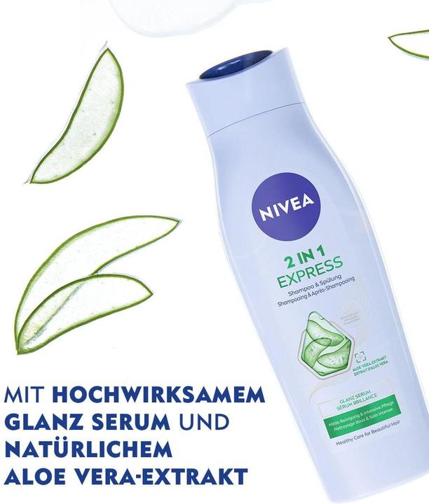 Produktbild NIVEA 2in1 Express pH-Balance (250 ml, Flüssiges Shampoo)