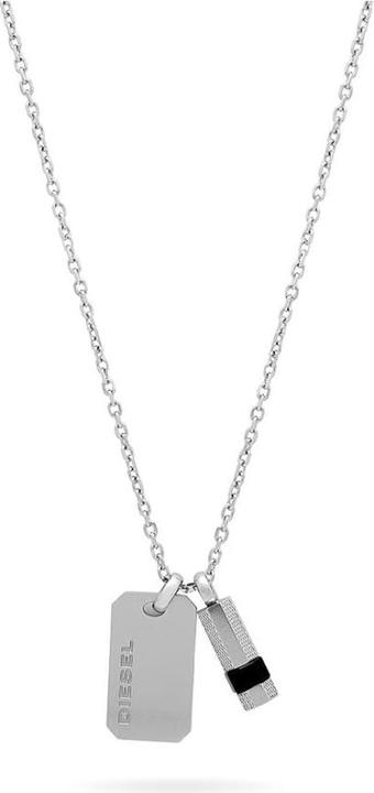 Diesel Double Pendant (Edelstahl, 50 - 55 cm)