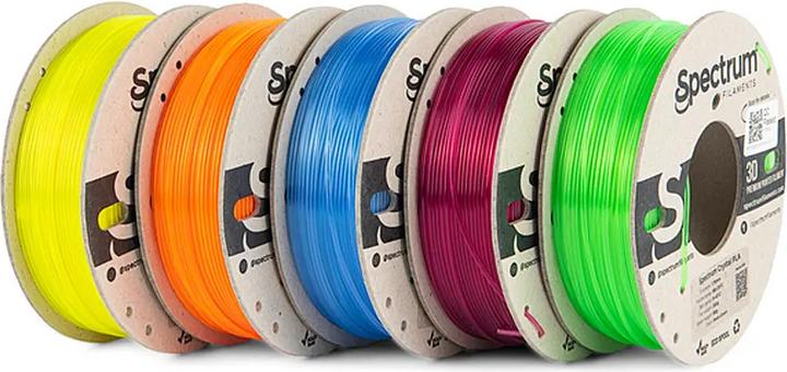 Produktbild Filament PLA Crystal 5 Pack 1.75mm (PLA, 1.75 mm, Transparent)