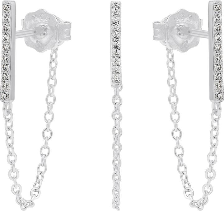 zz_ArchivedByPCD_Amor Schmuck_zu_Amor Amor Ohrschmuck für Damen, 925 Sterling Silber, Zirkonia synth. (Silber 925)