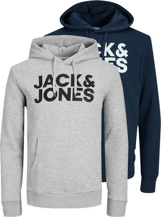 Actual product image Jack & Jones 2er Pack Corp Sweatshirt / Hoodie (M)