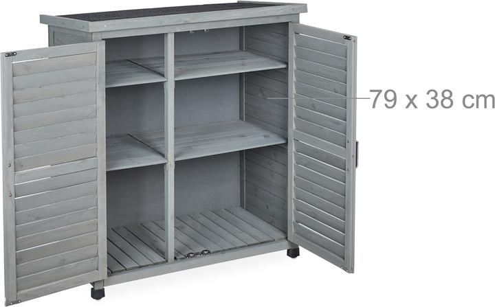 Image du produit Relaxdays Armoire de jardin