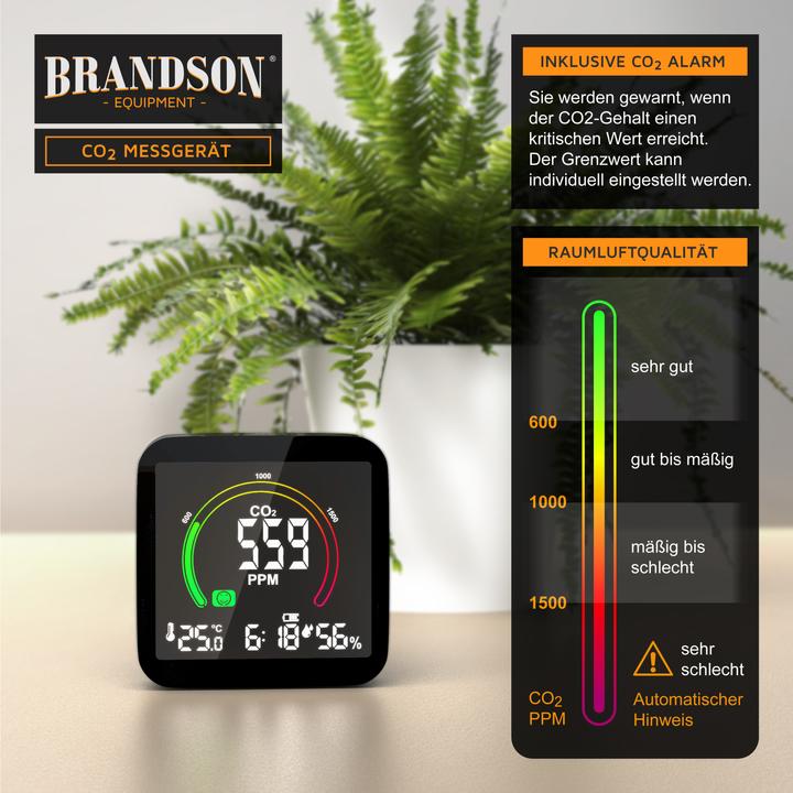 Image du produit Brandson Détecteur de CO2