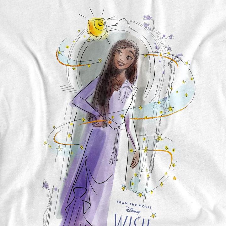 Actual product image Wish Formula Unisex Adult Starburst Asha T-Shirt (S)