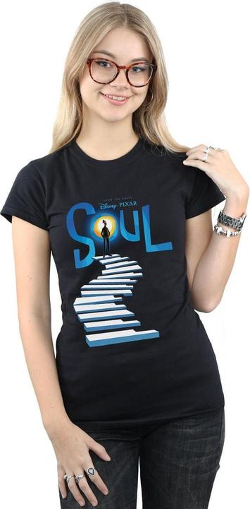 Actual product image Disney Womens/Ladies Soul Poster Art Cotton T-Shirt (M)