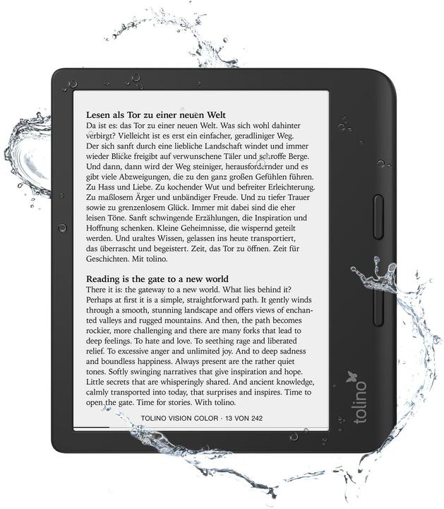Produktbild tolino Vision Color (7", 32 GB, Schwarz)