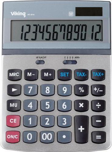 Image du produit Office Depot Calculatrice financière AT-814 Argent (Piles, Cellules solaires)