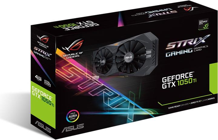 Actual product image ASUS GeForce ROG STRIX GTX 1050TI 4G GAMING (4 GB)