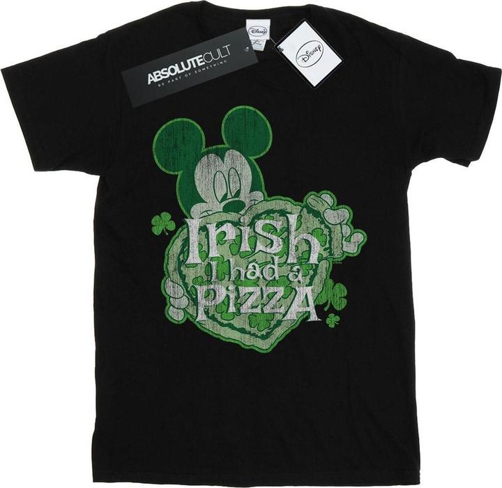 Image du produit Disney - T-shirt MICKEY MOUSE SHAMROCK PIZZA - Homme (S)