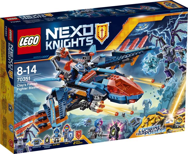 Image du produit LEGO Faucon blaster Nexo Knights Clays (70351, LEGO Nexo Knights)
