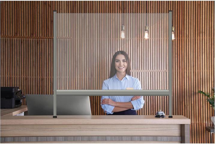 Produktbild Franken Spuckschutz transparent 100,0 x 65,0 cm (100 x 65 cm)