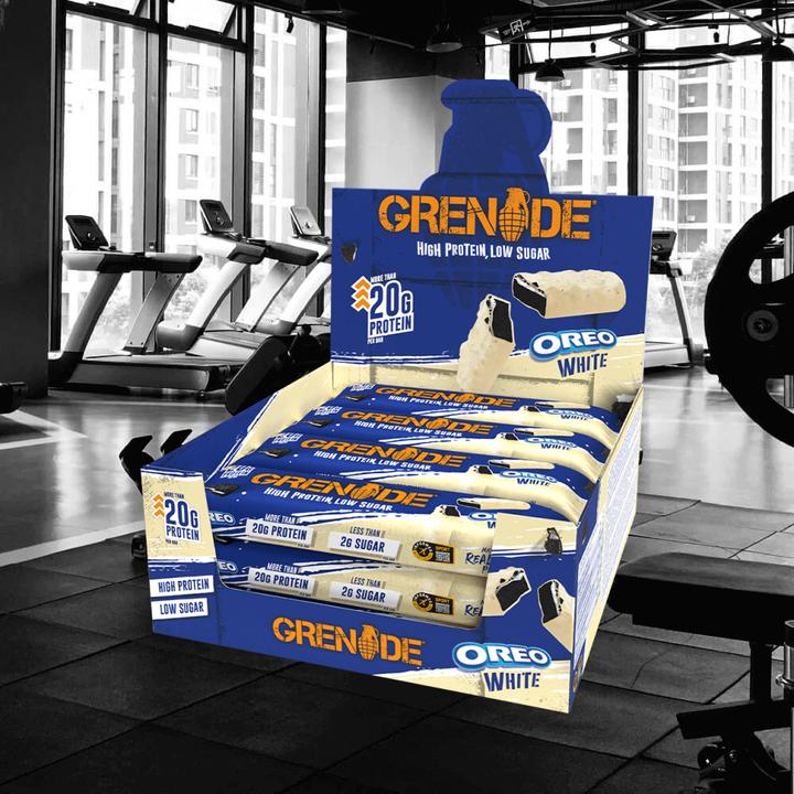 Immagine prodotto Grenade Barretta proteica Oreo White (Cioccolato bianco, Oreo, 12 pz., 720 g)