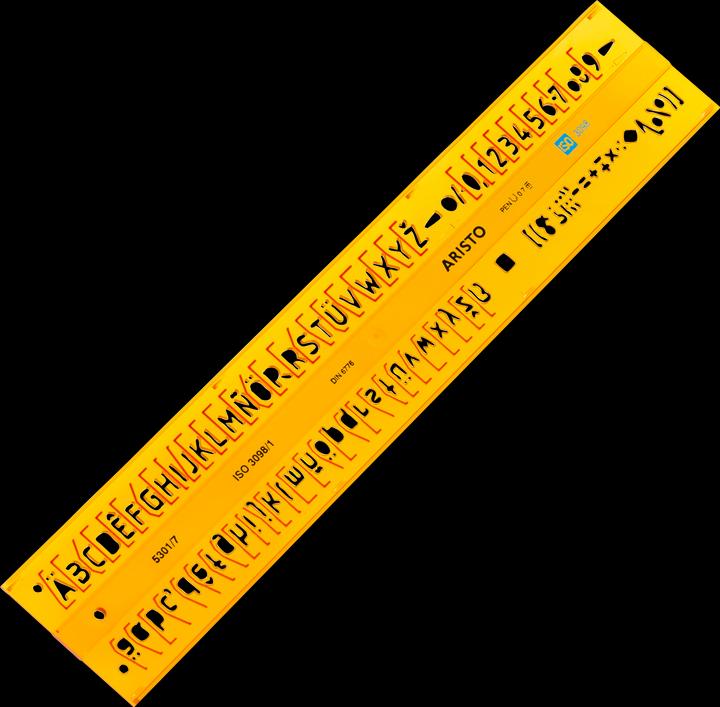 Immagine prodotto Aristo Modello di font dritto (7 mm)
