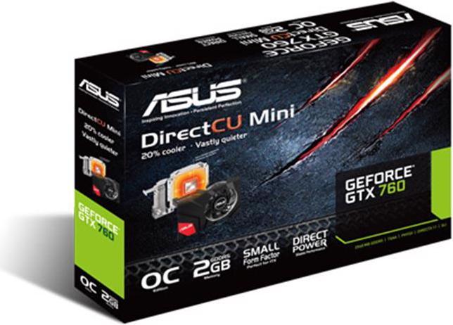 Image du produit ASUS Geforce GTX 760 DirectCU MINI (2.05 Go)