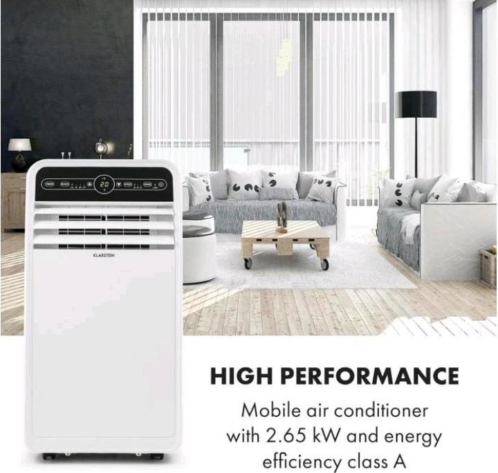 Produktbild Klarstein Metrobreeze 9 New York City mobile Klimaanlage Weiss (40 m², 9000 BTU/h)