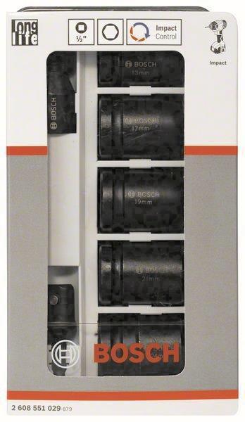 Produktbild Bosch Professional Zubehör Steckschlüssel-Set, 7-tlg., 13–24 mm (24 mm, 13 mm, 21 mm, 19 mm, 17 mm)