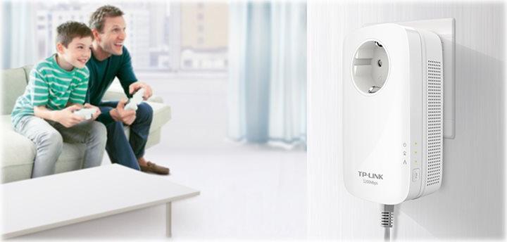 Actual product image TP-Link AV1300 Gigabit Passthrough Powerline Starter Kit (1200 Mbit/s)