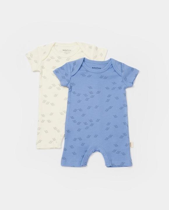 Image du produit BabyCosy Grenouillère courte. manches courtes. 2 Pack (86)