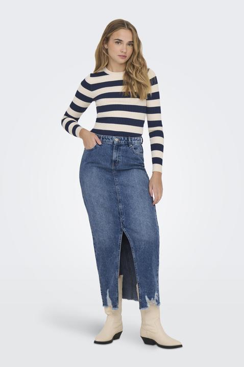Produktbild Only Mittlere Taille Langer Rock Jeansrock (L)