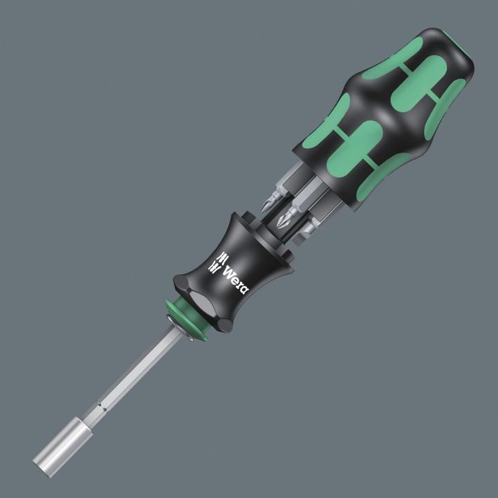 Actual product image Wera Kraftform Kompakt 28 B (PH2X 25mm, PH1 x 25 mm, Pz2x25mm, slot 1 x 5.5 x 25 mm, PZ 1 x 25, slot 1.2 x 6.5 x 25 mm)