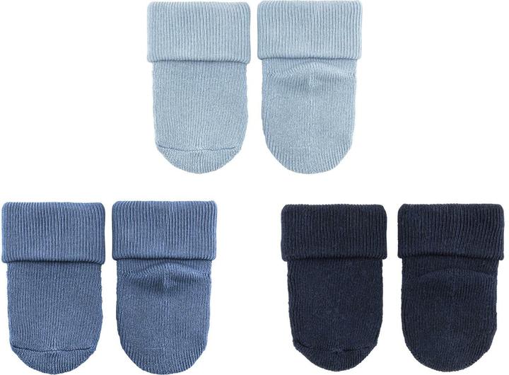 Image du produit Sterntaler Lot de 3 chaussettes bleu uni One Size (Lot de 3, Taille unique)
